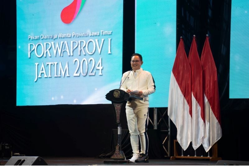 The Acting Governor of East Java gave a speech at the opening of East Java Prowaprov #1.