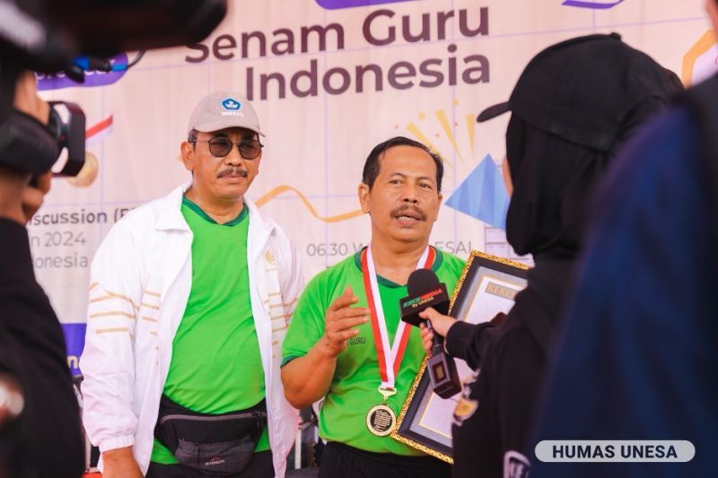 The Head of BPPG UNESA emphasized that the Indonesian Teachers' Gymnastics is to encourage increased physical activity for teachers and the community.