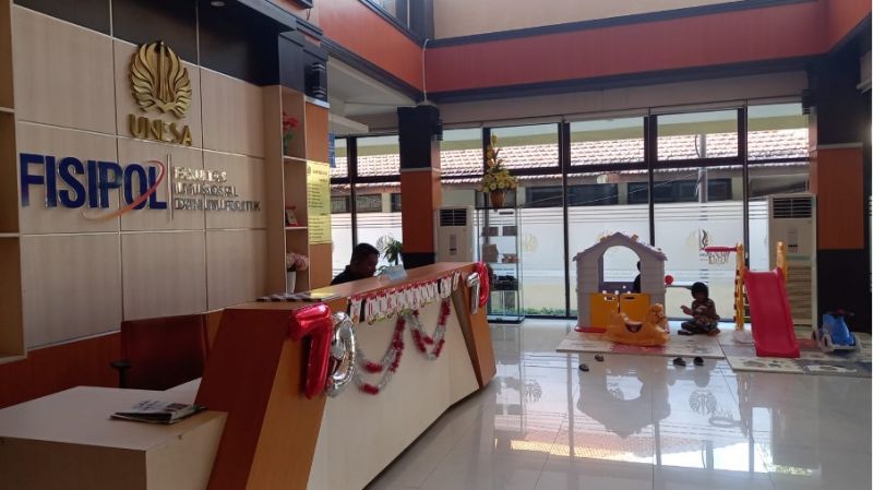 Children's playroom at the Faculty of Social and Political Sciences, UNESA Campus 1 Ketintang.