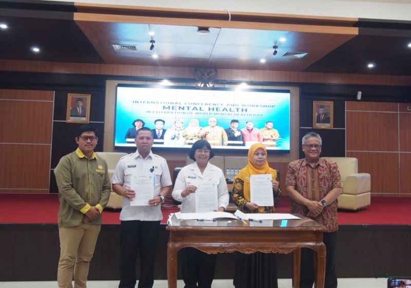 SMCC UNESA signed the document cooperation in strengthening the mental health of Indonesia's young generation.