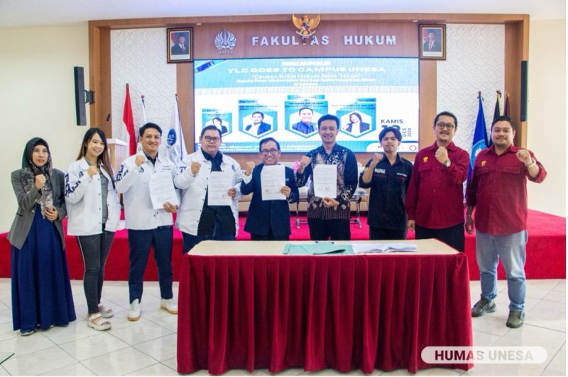 The collaboration between FH UNESA, TLC and Peradi Surabaya covers various aspects, one of which will soon be realized is the student internship program.