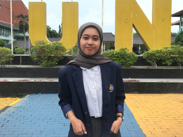 Alfina Damai Yanti, Communication Science (Ikom) student passed the PMM 2024 program.