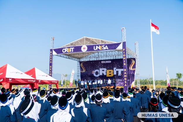 More than a thousand new students at UNESA Campus 5 Magetan underwent PKKMB, they immediately occupied the new campus which has become the icon of Magetan.