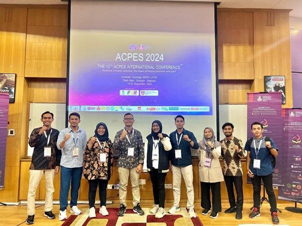 FIKK UNESA Delegation at the 10th ASEAN Council of Physical Education and Sport (ACPES) International Conference in Malaysia.