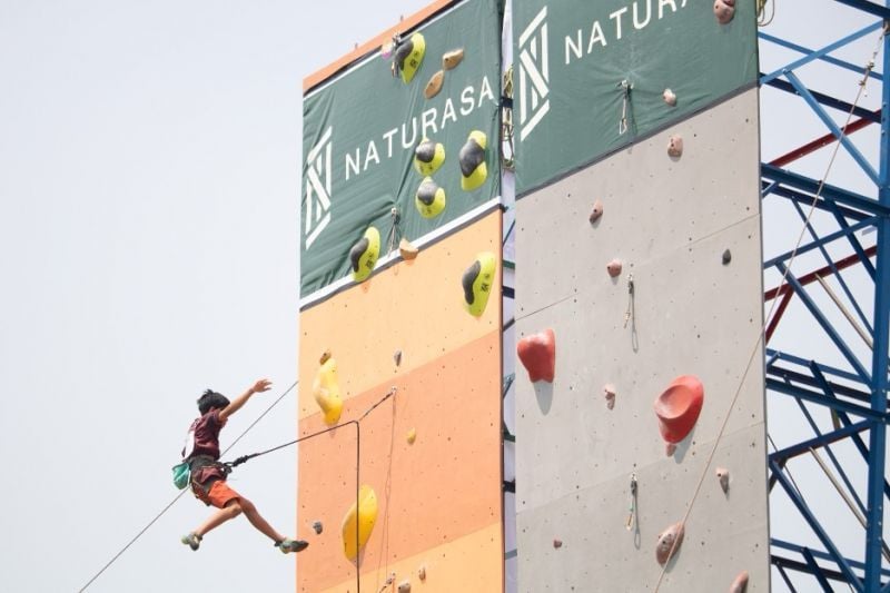 This rock climbing competition was fierce, the main winner was the UNESA Chancellor's Cup.