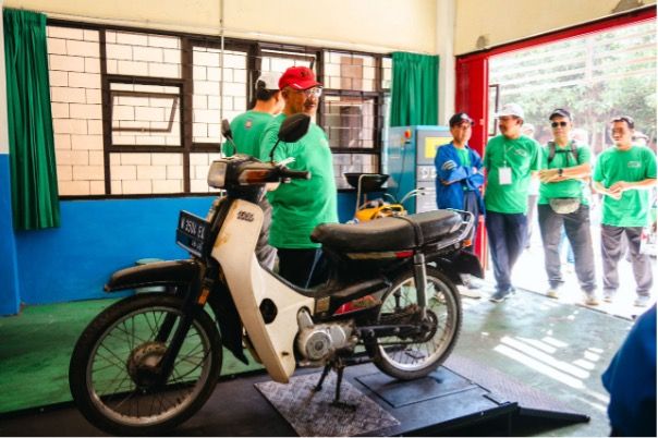 Boponesa Motorcycle Workshop which is ready to serve the various needs of the two-wheeled vehicles of the community and the local community.